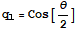 q_1 = Cos[θ/2]