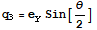 q_3 = e_ySin[θ/2]