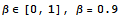 β∈[0, 1], β = 0.9