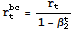 r_t^bc = r_t/(1 - β_2^t)