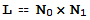 L == N_0×N_1