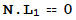 N . L_1 == 0
