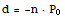 d = -n·P_0
